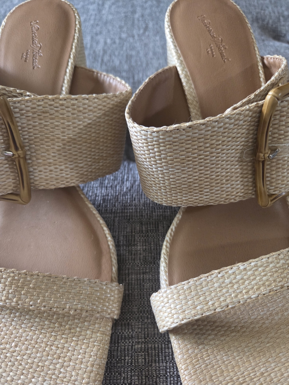 Universal Thread Womens Bristol Mule Heels Beige (Tan) Size 10 - Picture 10 of 10